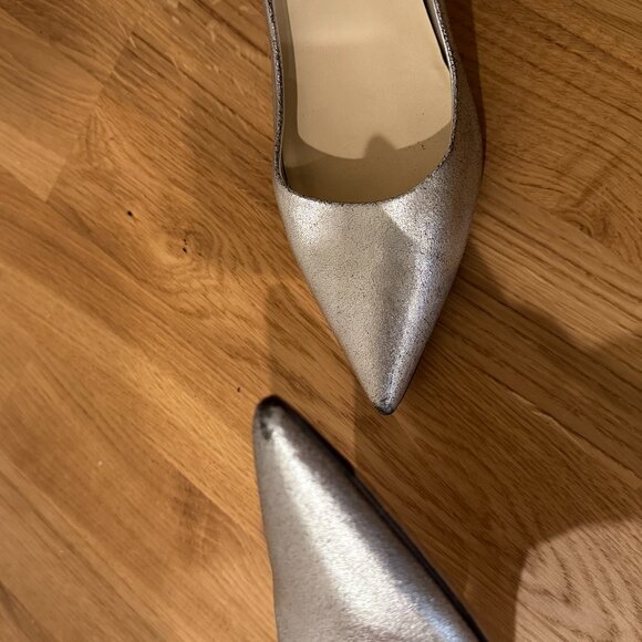 Chanel | Silver Pumps | Heels Shoes size 40.5 / 9.5 - Picture 14 of 15